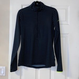 Nike Pro Dri-Fit Long Sleeve Striped Top Sport Active Shirt Size L never worn